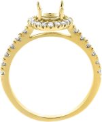 Silver City Jewelry 14K Yellow Gold 1.74 cttw Floating Diamond Ring, Sizes 5-10 - Image 2