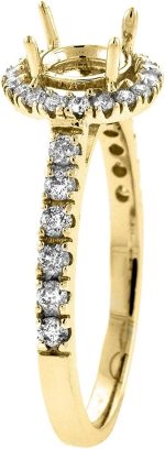 Silver City Jewelry 14K Yellow Gold 1.74 cttw Floating Diamond Ring, Sizes 5-10 - Image 3