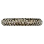 Cognac Diamond Pave Band Jewelry (US 11)