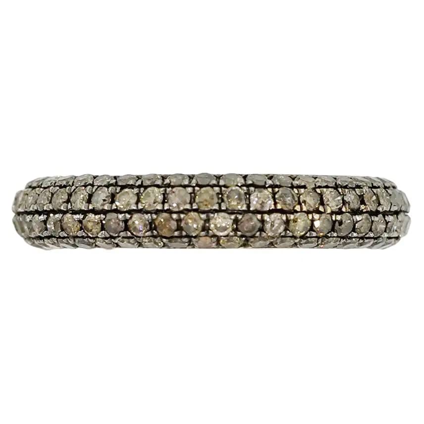 251228020114607_1 Cognac Diamond Pave Band Jewelry (US 11) - Image 1