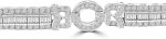 Madina Jewelry 7.27 ct Ladies Baguette and Round Cut Diamond Tennis Bracelet In Channel and Pave Setting - Image 3