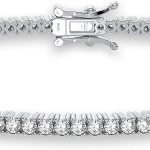 Femme Luxe Sara Diamond Tennis Bracelet for Women (2.00 Carats, G-H Color, I2 Clarity), 14K White or Yellow Gold, with Gift Box, Giftable Jewelry
