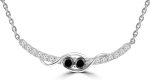 Madina Jewelry 1.38 ct Round Cut Diamond Stick Bar Horizontal Long Pendant Necklace for Women (G Color SI-1 Clarity) with 16 inch Chain Included