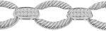 Madina Jewelry 1.08 ct Ladies Round Cut Diamond Designer Bracelet in 14 kt White Gold - Image 2