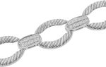 Madina Jewelry 1.08 ct Ladies Round Cut Diamond Designer Bracelet in 14 kt White Gold - Image 3