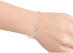 Rylos Classic Diamond Tennis Bracelet in 14K White Gold With Spectacular White Diamonds - 6 3/4"* - Image 2
