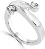 Madina Jewelry 0.26 Ct Round Cut Diamond Anniversary Wedding Band Ring in 18 kt Yellow Gold - Image 6