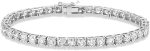 14K Gold Lab Grown Diamond Tennis Bracelet (5-10 cttw, E-F Color, VS1 Clarity), 7"