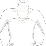 Handmade 14K Yellow Gold Diamond Station Necklace By The Yard 36" 1.5 Ct - Image 2