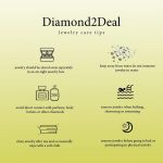 Diamond2Deal 14k Yellow Gold Diamond-cut 4mm Beaded Semi-solid Rosary 24 inch Necklace Fine Jewelry Gift for Women - Image 6