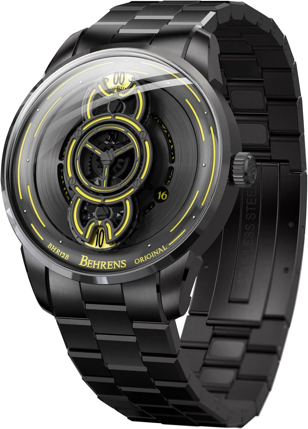 231207031312173_1 BR BEHRENS ORIGINAL Watch for Men Automatic Personalized Watch Star Voyage Collection - Image 1
