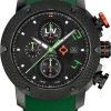 Green on Green Silicone Strap