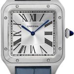 CARTIER XL Santos Dumont Hand Wind Silver Dial Men's Watch WSSA0032