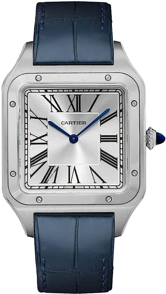 251025024639421_1 CARTIER XL Santos Dumont Hand Wind Silver Dial Men's Watch WSSA0032 - Image 1
