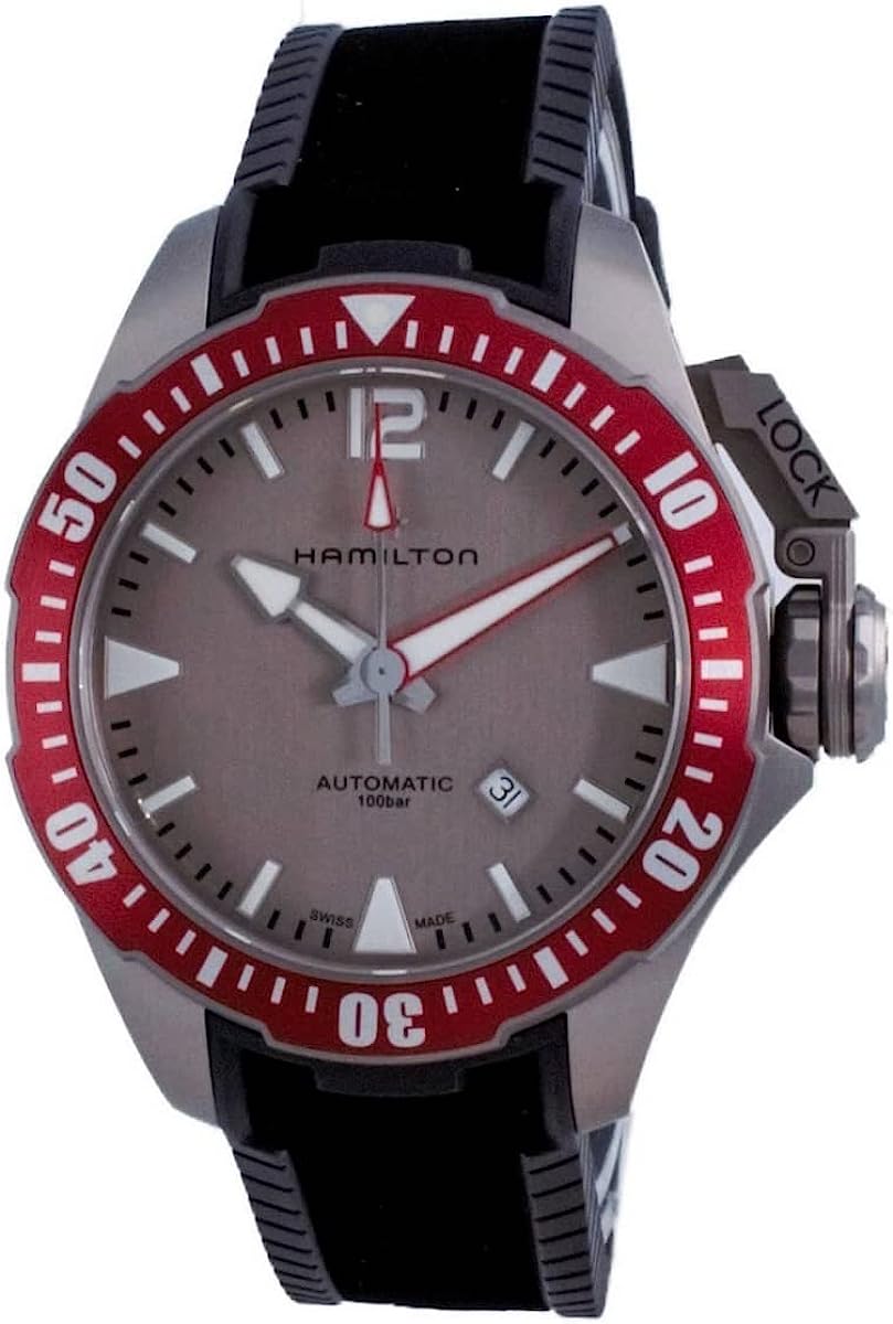 251025024639435_1 Hamilton H77805380 Khaki Navy Frogman Titanium Automatic 1000M Men Watch Blue - Image 1