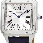 Cartier Santos-Dumont Quartz Silver Dial Men's Watch WSSA0022