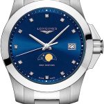 Longines Conquest Moonphase Diamond Ladies Watch L33814976
