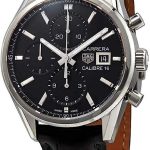 Tag Heuer Carrera Black Dial Automatic Men's Chronograph Watch CBK2110.FC6266