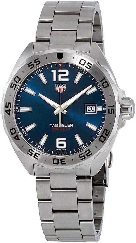 251228003358714_1 Tag Heuer Formula 1 Blue Dial Stainless Steel Men's Watch WAZ1118.BA0875 - Image 1