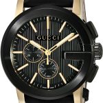 Gucci Gucci G - Chrono Collection Black Mens' Watch(Model:YA101203)