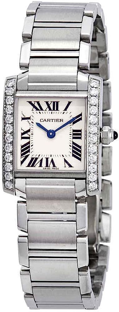 251228015012975_1 Cartier Tank Francaise Silver Dial Ladies Watch W4TA0008 - Image 1
