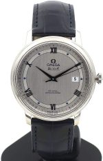 Omega De Ville Automatic Co-Axial Chronometer Blue Leather Strap 424.13.40.20.02.003 - Image 2