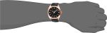 Gucci Swiss Quartz Gold-Tone and Leather Dress Black Men's Watch(Model: YA142407) - Image 2