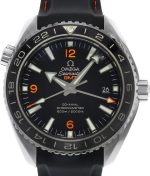 Omega Planet Ocean GMT Black Dial Rubber Strap Mens Watch 23232442201002 - Image 3