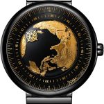 CIGA Design Mechanical Automatic Watch Blue Planet U Series Stainless Steel/Titanium/Ceramics Case Sapphire Crystal Fluororubber/Ceramics Strap Watches for Men and Women