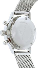 Hamilton Watch American Classic Intra-Matic Mechanical Chronograph H Watch 40mm Case, Black Dial, Silver Stainless Steel Bracelet (Model: H38429130) - Image 4