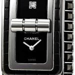 Chanel Black Code Coco Black Diamond Dial Ladies Steel and Ceramic Watch H5147