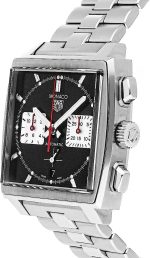 Tag Heuer Monaco Automatic Black Dial Watch CBL2113.BA0644 (Pre-Owned) - Image 3