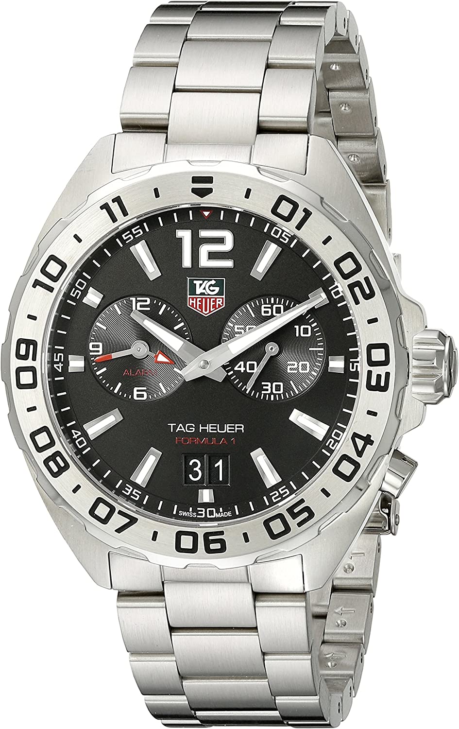 260107124440110_1 TAG Heuer Men's WAZ111A.BA0875 Formula 1 Stainless Steel Watch - Image 1