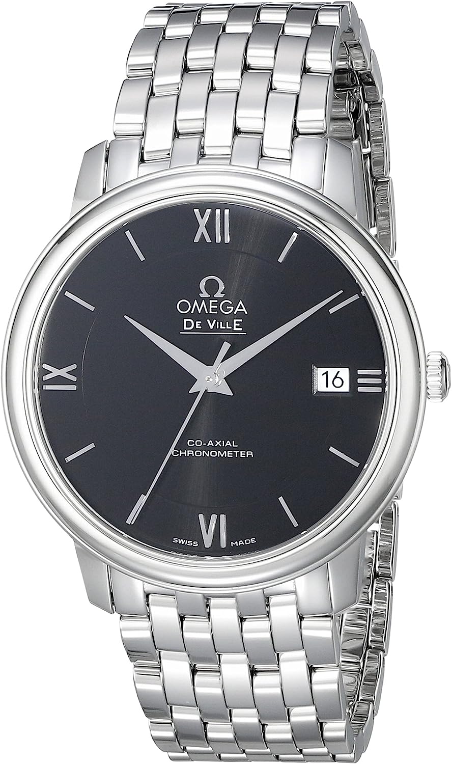 260107124440169_1 Omega Men's 42410372001001 Analog Display Swiss Automatic Silver Watch - Image 1