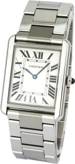 Cartier Men's W5200014 Tank Solo Large Stainless Steel Watch