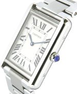 Cartier Men's W5200014 Tank Solo Large Stainless Steel Watch - Image 3