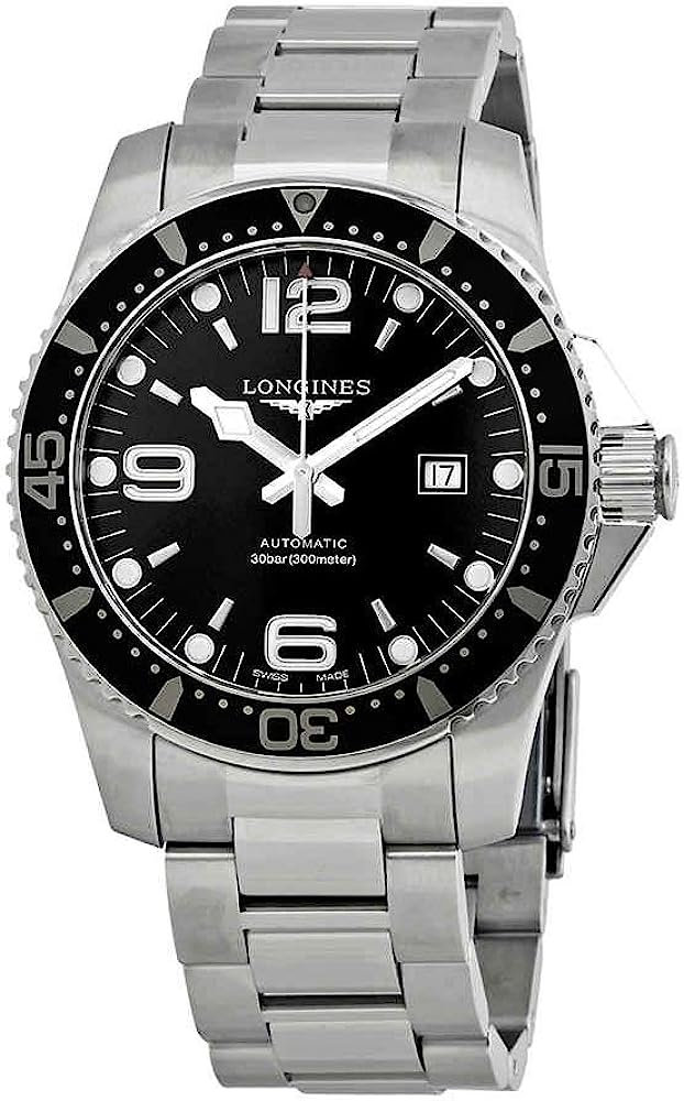 260107124440349_1 Longines HydroConquest 44MM Auto Stainless Steel Black Dial Men's L3.841.4.56.6 - Image 1