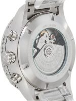 Hamilton Watch Khaki Aviation Converter Swiss Automatic Chronograph Watch 44mm Case, Black Dial, Silver Stainless Steel Bracelet (Model: H76726130) - Image 4
