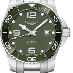 Longines orologio uomo HydroConquest verde 41mm automatico acciaio L3.781.4.06.6