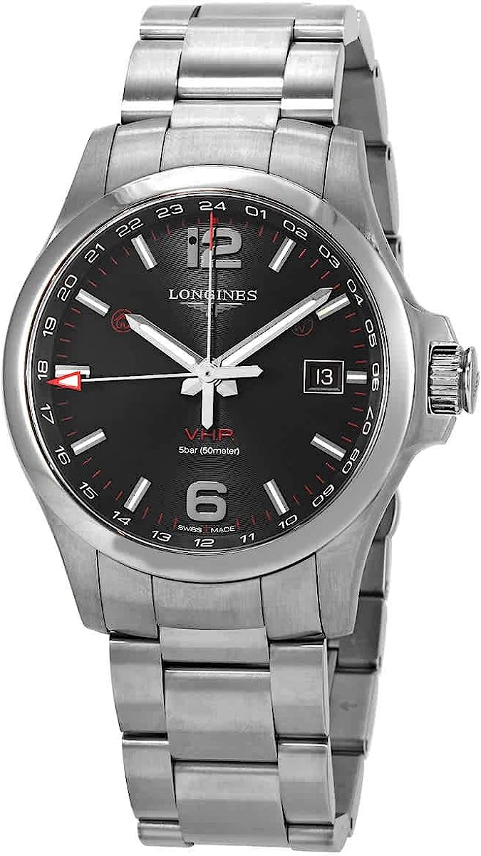260107124440818_1 Longines Conquest V.H.P. GMT Quartz Men's Watch L3.728.4.56.6 - Image 1