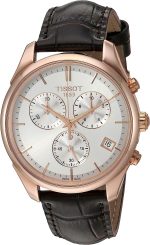 Tissot unisex-adult Vintage Steel And 18K Gold Dress Watch Brown T9204177603100