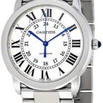 Cartier Ronde Solo Silver Opaline Ladies Watch WSRN0012