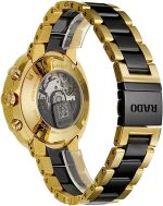 Rado D Star Chronograph Automatic Yellow Gold PVD and Black Ceramic Mens Watch R15967162 - Image 4