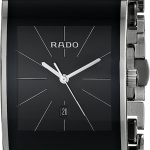 Rado Men's R20784159 Integral Black Dial Platinum Ceramic Watch