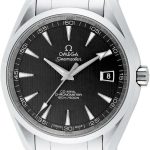 Omega Men's 231.10.42.21.06.001 Seamaster Aqua Terra Chronometer Black Dial Watch