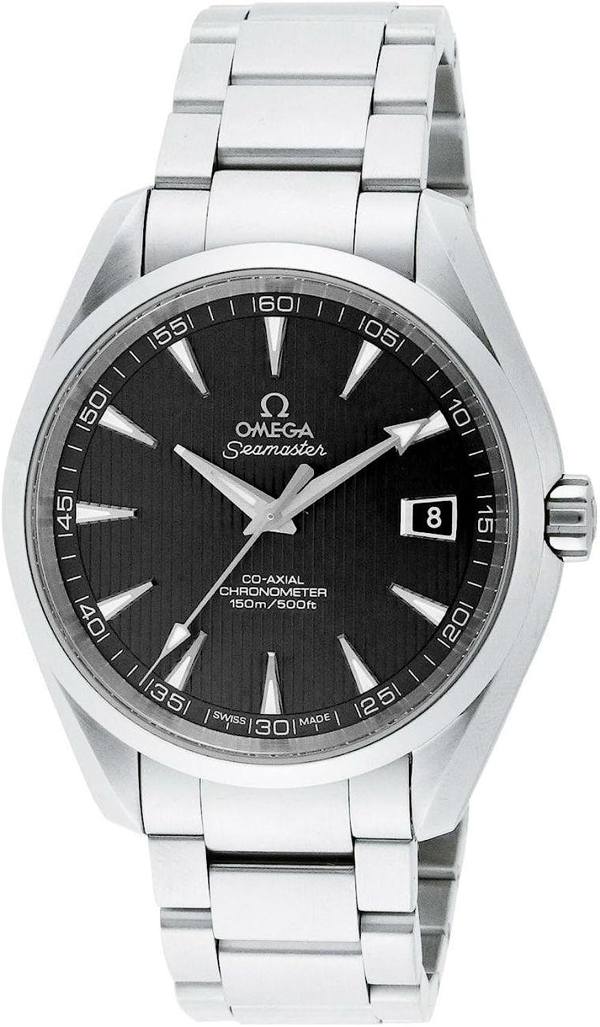260107124441770_1 Omega Men's 231.10.42.21.06.001 Seamaster Aqua Terra Chronometer Black Dial Watch - Image 1