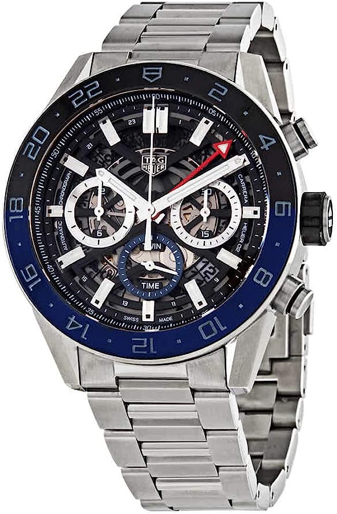 260411222819196_1 Tag Heuer Carrera Black Skeleton Dial Men's Watch CBG2A1Z.BA0658 - Image 1