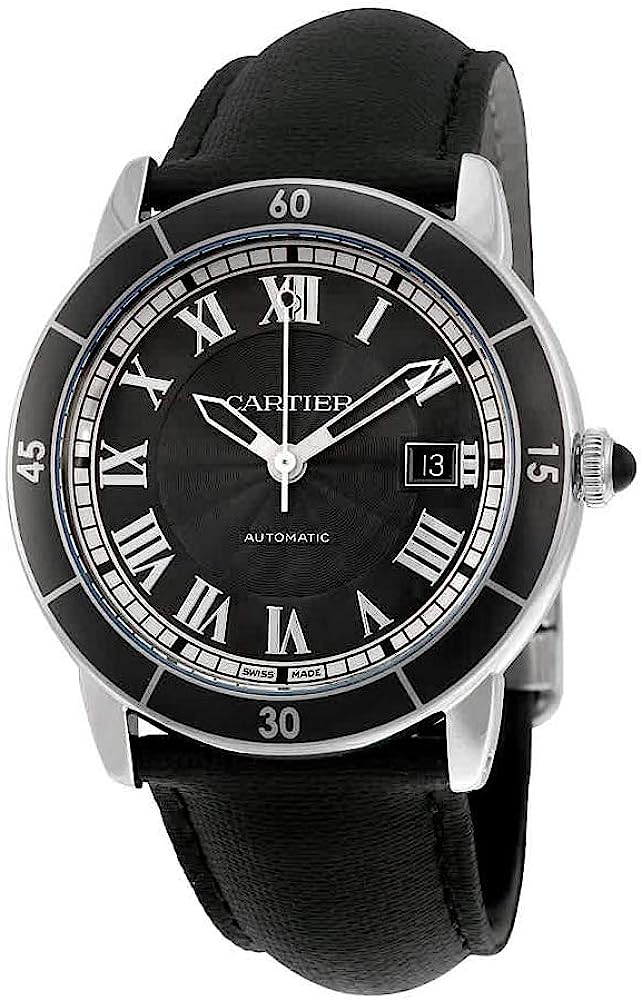 260411222854946_1 CARTIER Men's WSRN0003 Analog Display Swiss Automatic Black Watch - Image 1