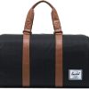 Black/Tan Synthetic Leather