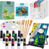 12 color acrylic paints